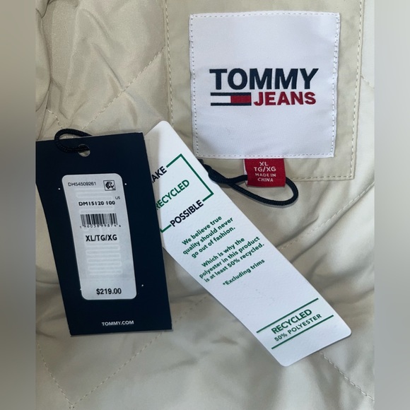 Tommy Jeans Sherpa Fleece Bomber Jacket - Picture 8 of 10